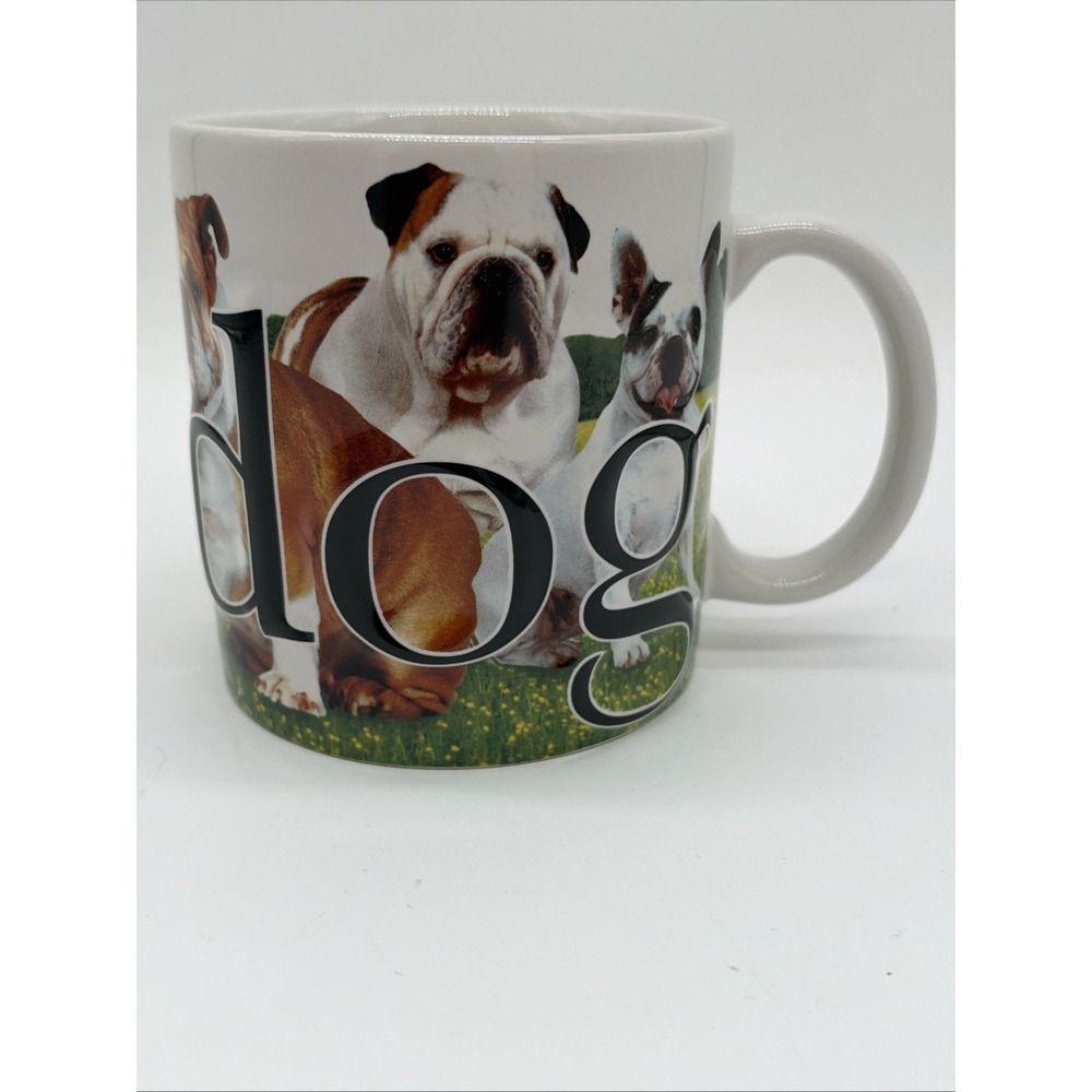 Large 16 Oz 3d Bulldog Mug 2011 By Americaware